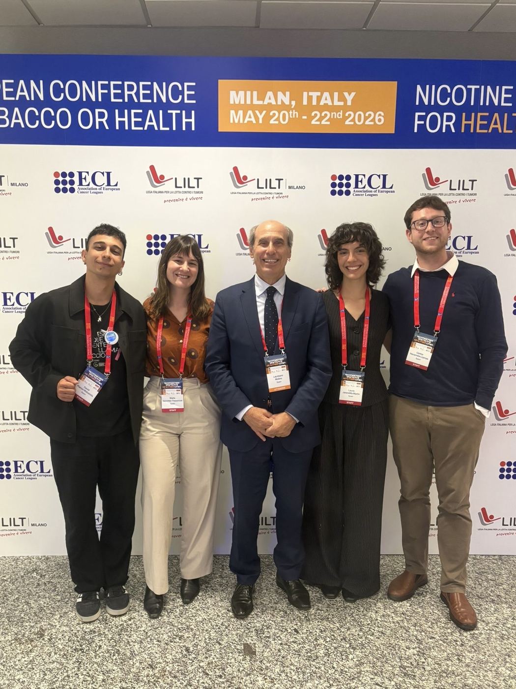 BeeZac en la 10th European Conference on Tobacco or Health, Milán