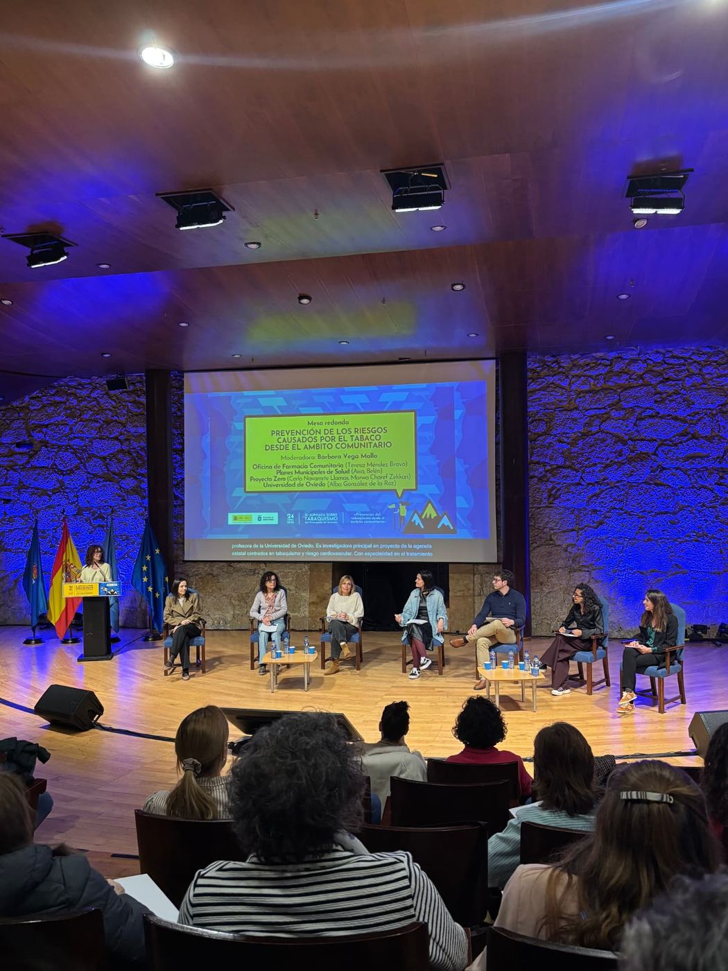 Mesa redonda de la XI Jornada de Tabaquismo del Principado de Asturias